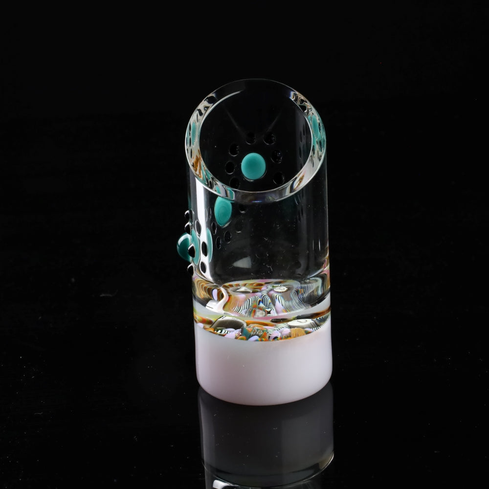 Millennium Glass Q-Tip Jar 5