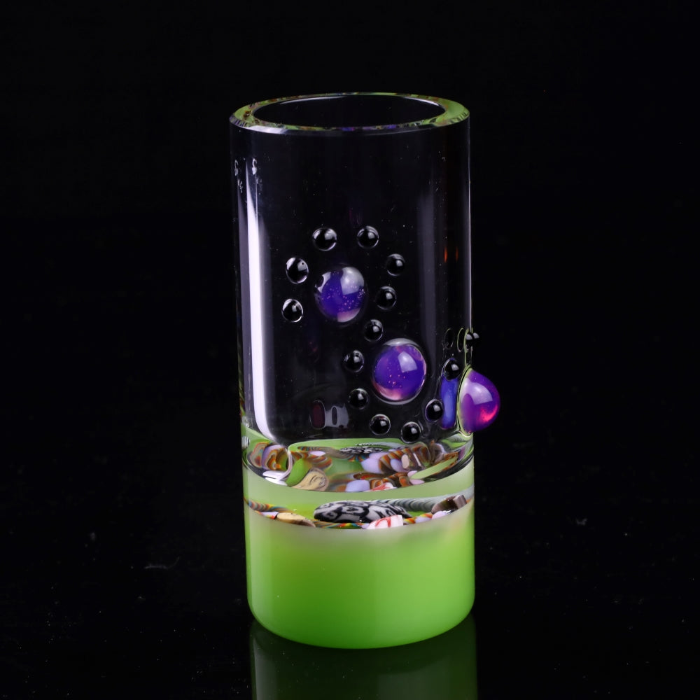 Millennium Glass Q-Tip Jar 6