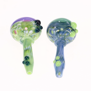 Mtn Life Glass Marbled Milky Cap Spoon