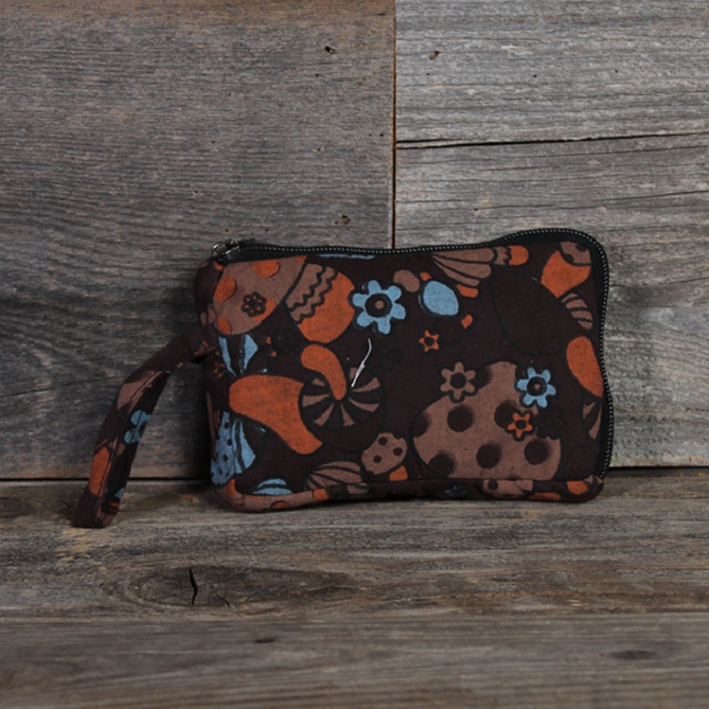 Mushroom Padded Stash Bag w/ Single Pocket - 5.5 x 3.5