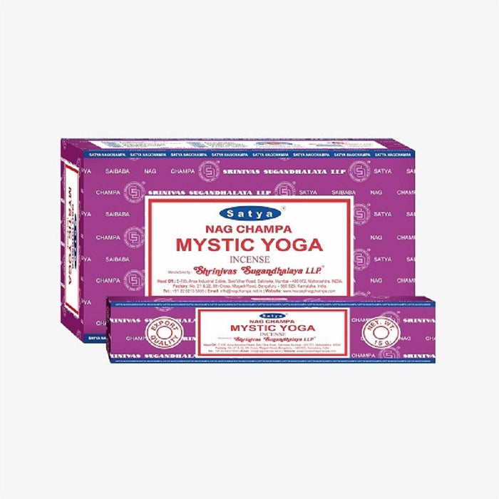 Mystic Yoga 15g Satya Incense Sticks