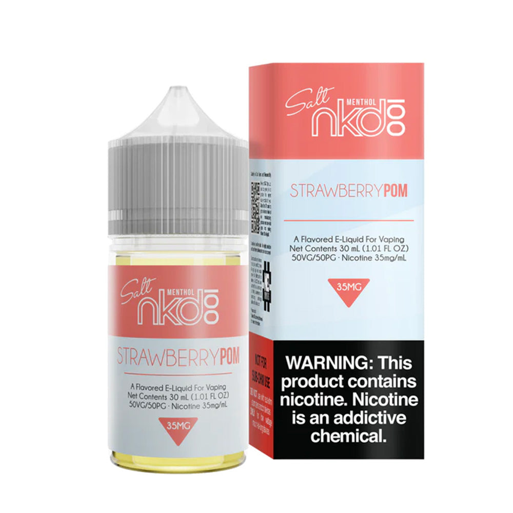 NKD 100 Strawberry Pom (Brain Freeze) Salt Juice - 30ml