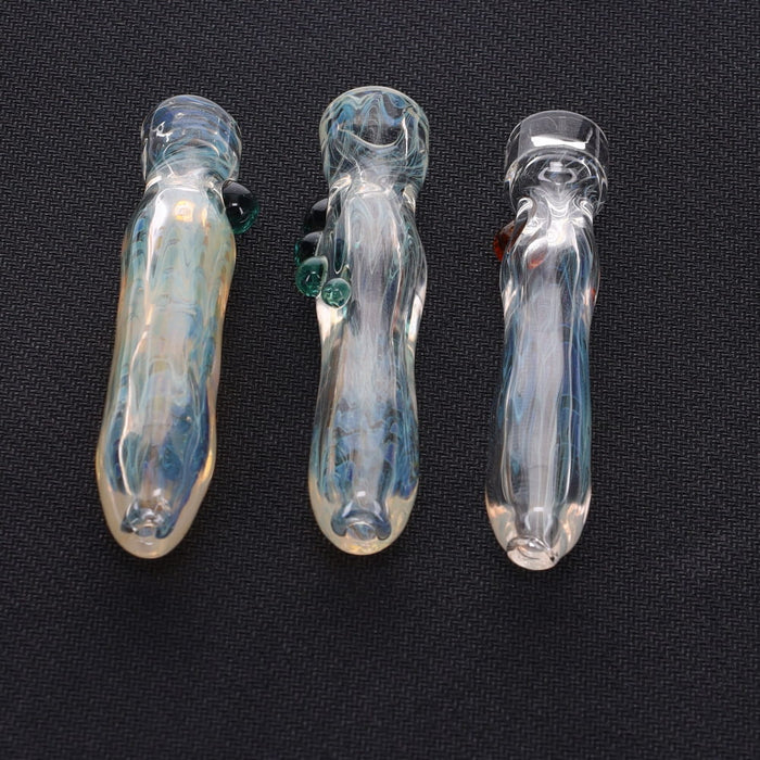 Nik Den Glass Fume Wrap Rake Chillum