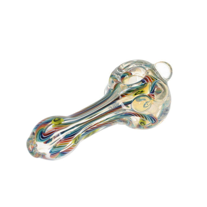 Niko Cray Rainbow Cane Yellow Smilely Face Spoon