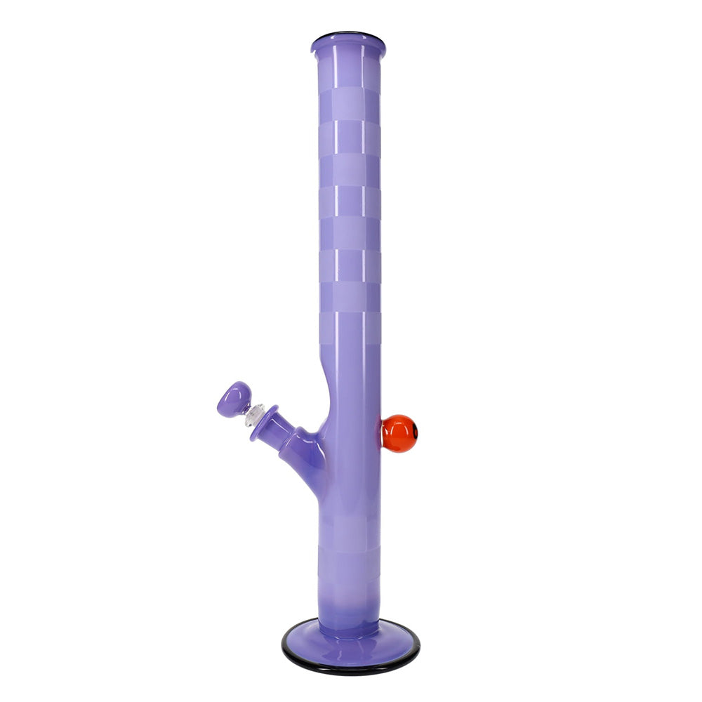 Niko Cray Purple Sand Blasted Checkered Pattern Tube