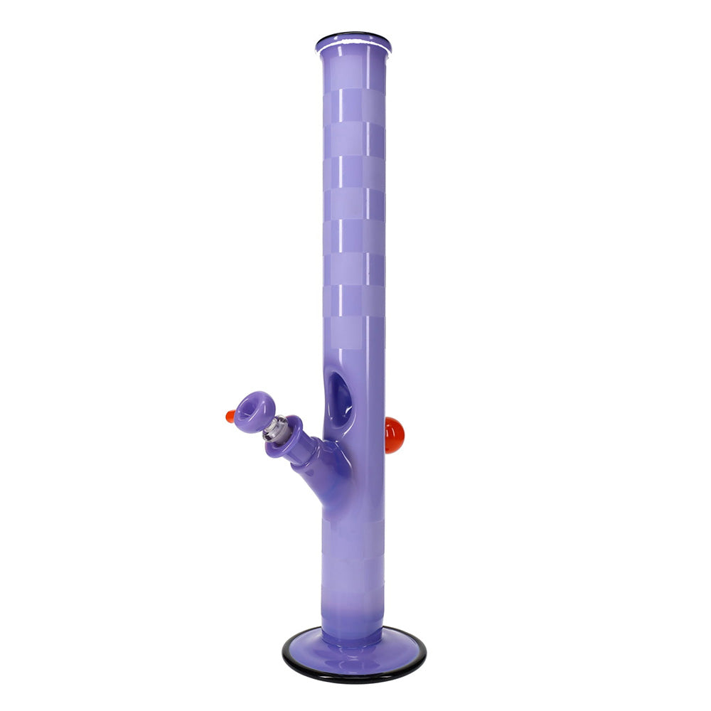 Niko Cray Purple Sand Blasted Checkered Pattern Tube