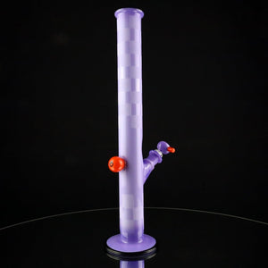 Niko Cray Purple Sand Blasted Checkered Pattern Tube