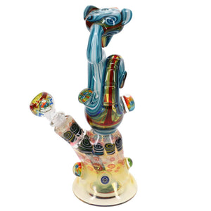 Niko Cray X Chunk Glass X Cowboy Glass Rainbow Snake Beaker