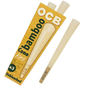 OCB Bamboo King Slim Cones - 3 Pack