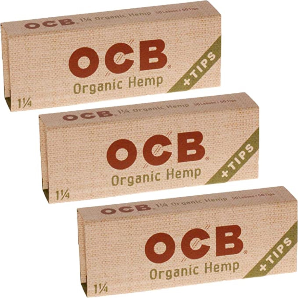 OCB Organic Hemp 1.25 w/ Tips