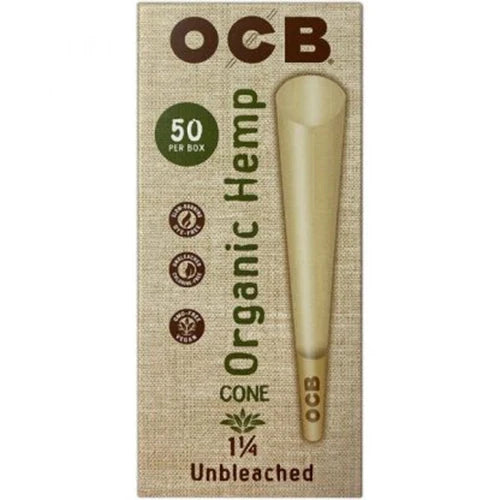 OCB Organic 1.25 Cones 50 pack