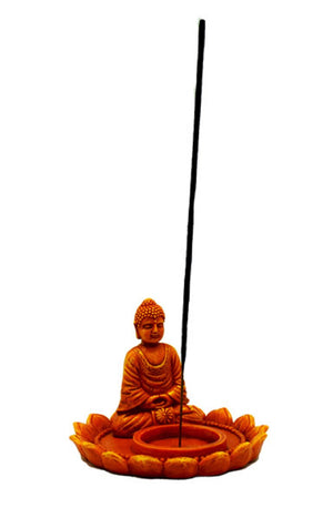 Buddha Incense and Tea Light Holder