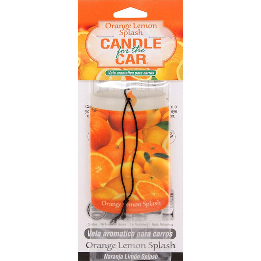 Orange Lemon Splash Car Hanger SALE