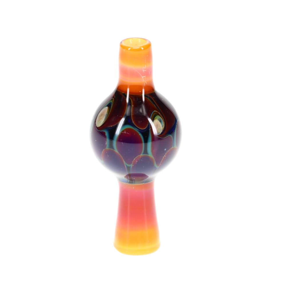 P.A. Jay Glass Dark Amber Bubble Cap