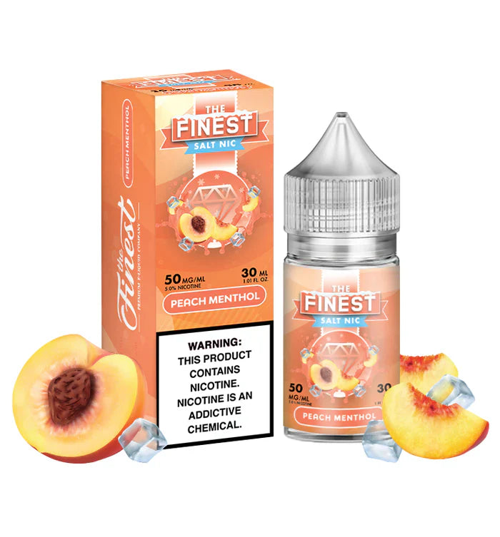 The Finest Salt Juice - Peach Menthol 30ml