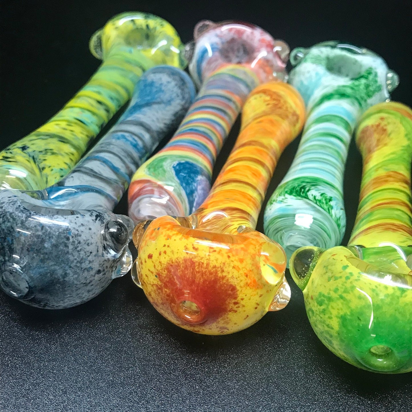 Pluganug Glass Frit Twist Steam Roller