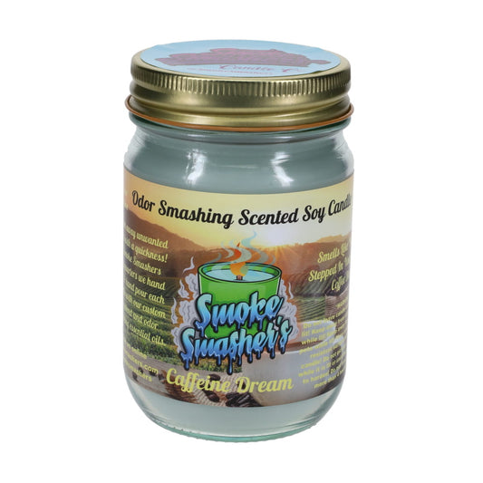 Smoke Smashers Odor Smashing Scented Soy Candle - Caffeine Dream