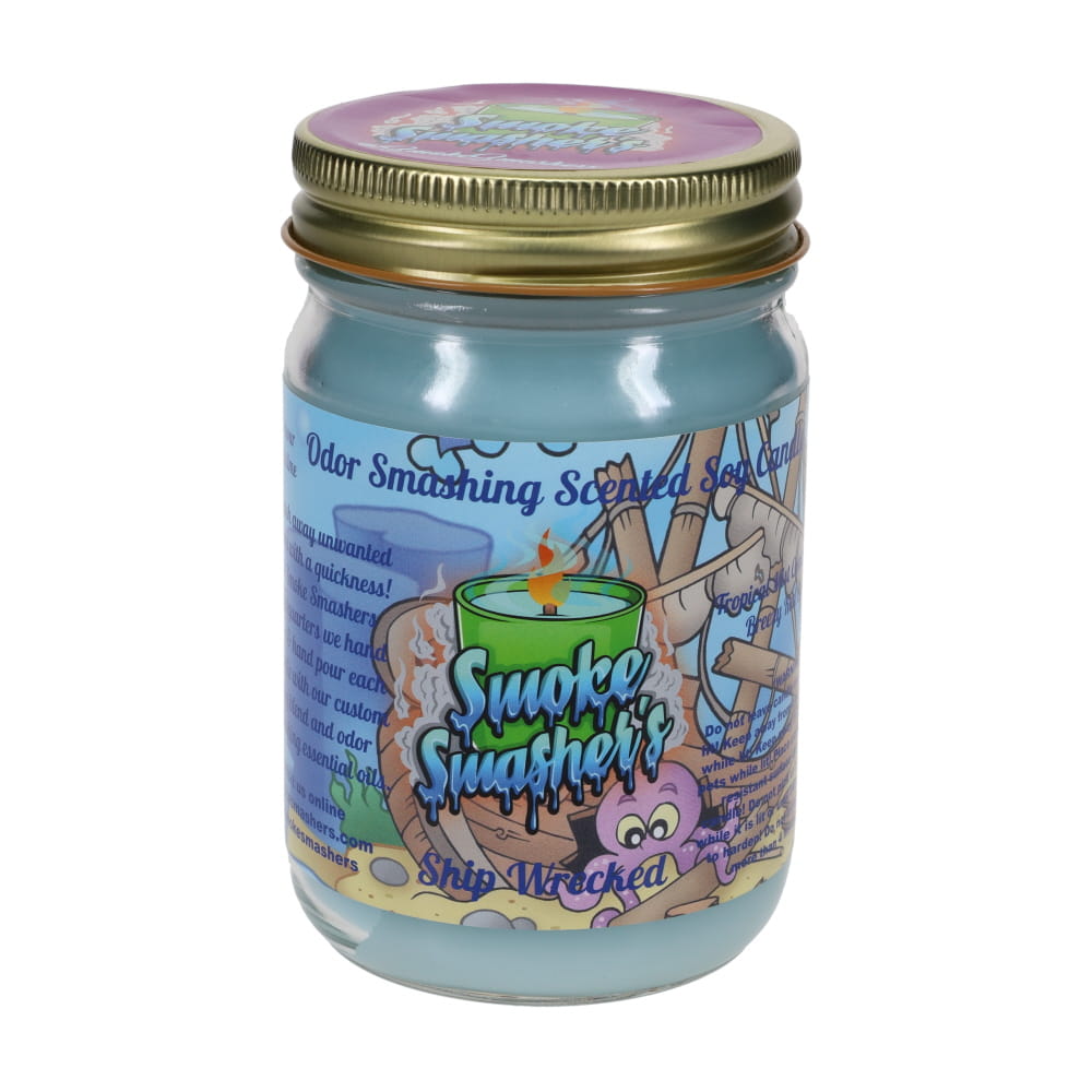 Smoke Smashers Odor Smashing Scented Soy Candle - Ship Wrecked