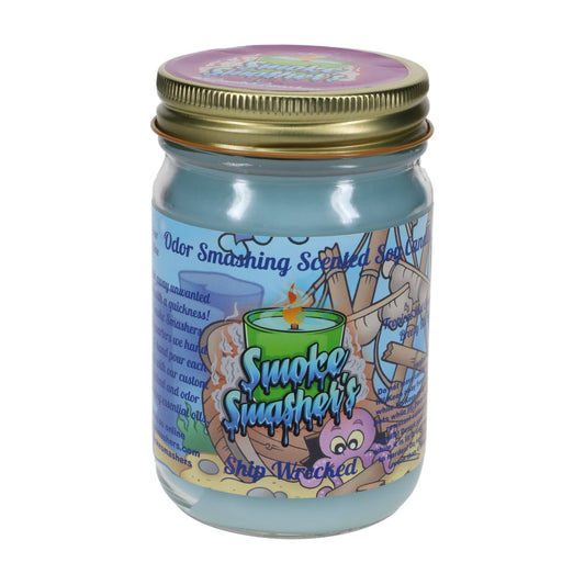 Smoke Smashers Odor Smashing Scented Soy Candle - Ship Wrecked