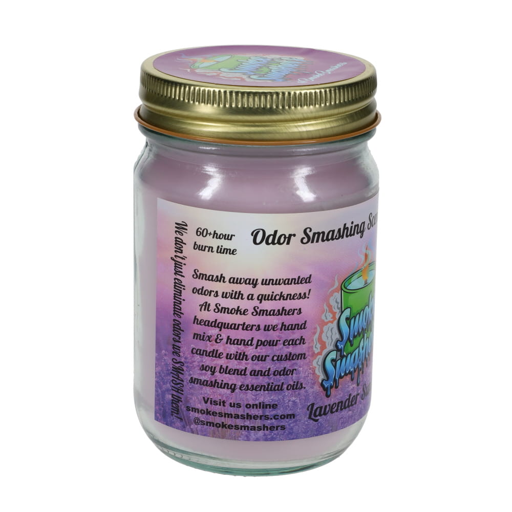 Smoke Smashers Odor Smashing Scented Soy Candle - Lavender Sunset