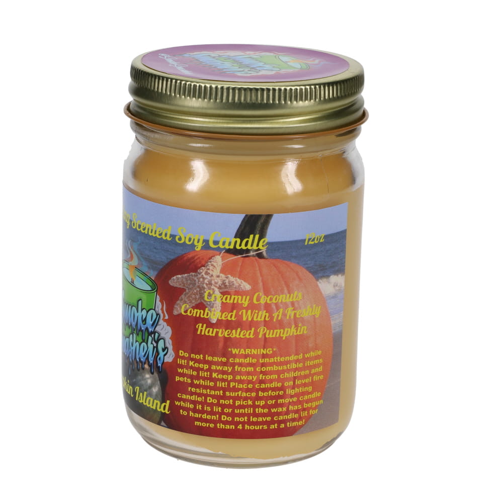 Smoke Smashers Odor Smashing Scented Soy Candle - Pumpkin Island