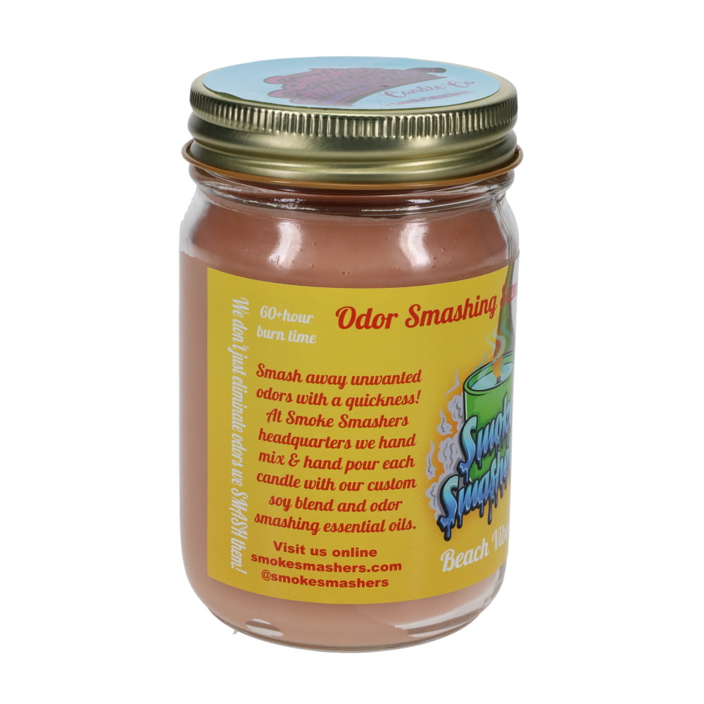 Smoke Smashers Odor Smashing Scented Soy Candle - Beach Vibes