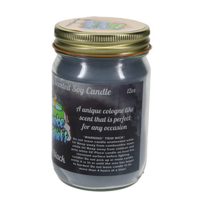 Smoke Smashers Odor Smashing Scented Soy Candle - Pitch Black