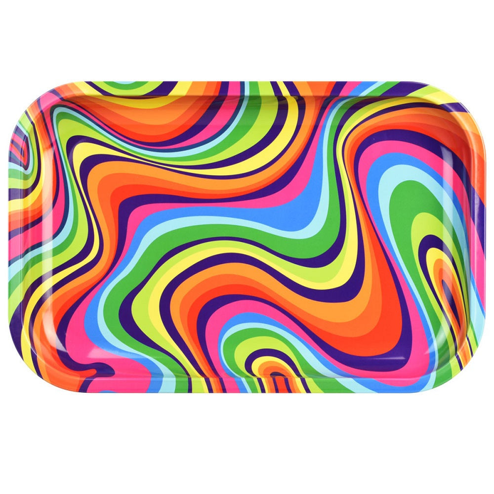 Pulsar Rainbow Swirl Rolling Tray