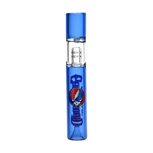 Pulsar x Grateful Dead Blue Chillum with Ash Catcher