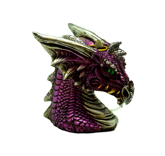 Purple Dragon Head Backflow Incense Burner