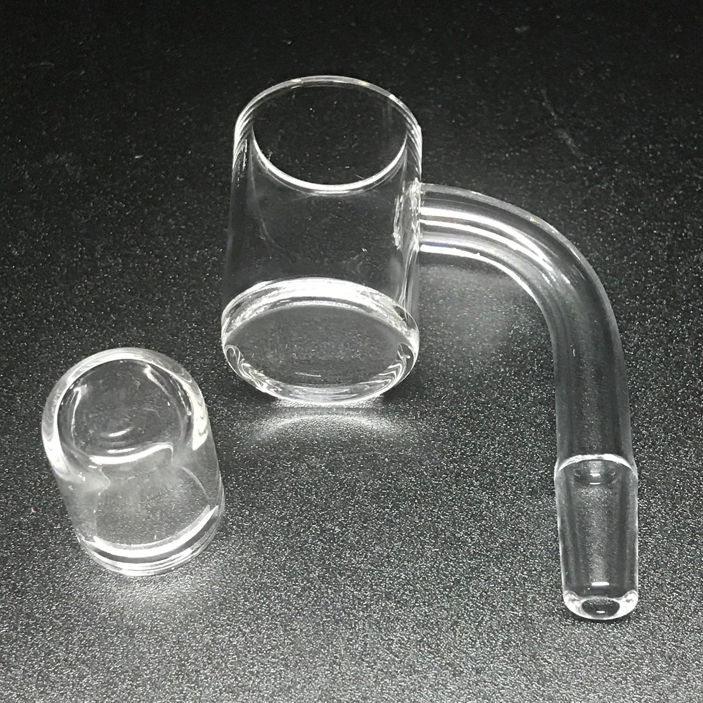 Quartz Banger - 10mm Male 90° with Cup Insert