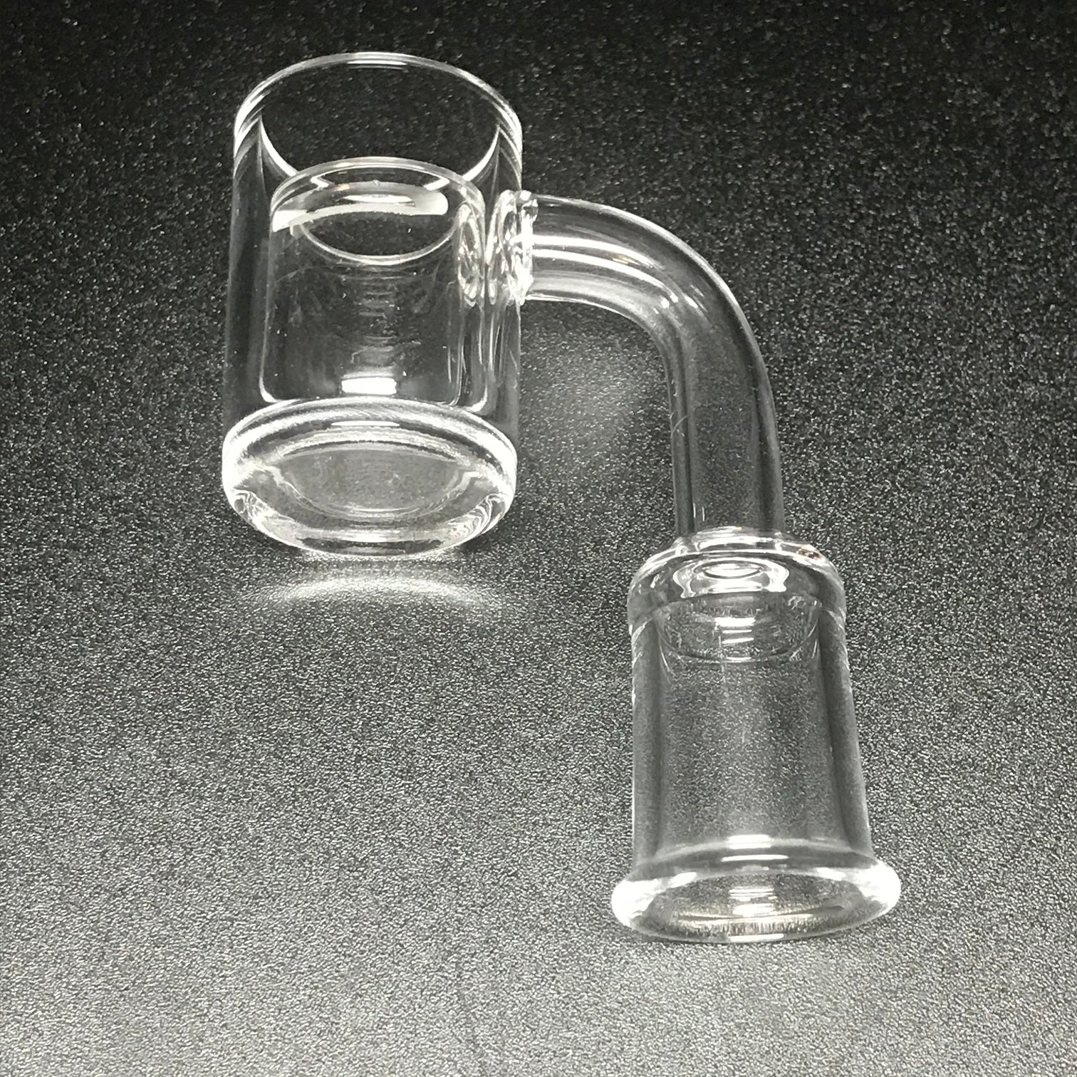 Quartz Banger - 14m Female 90 Degree with Slitted Insert