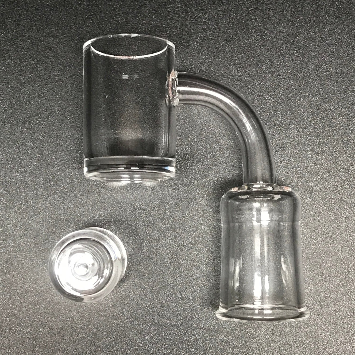 Quartz Banger - 19m Female 90 Degree with Cup Insert