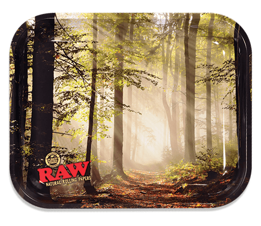 RAW Smokey Forest Rolling Tray - Large