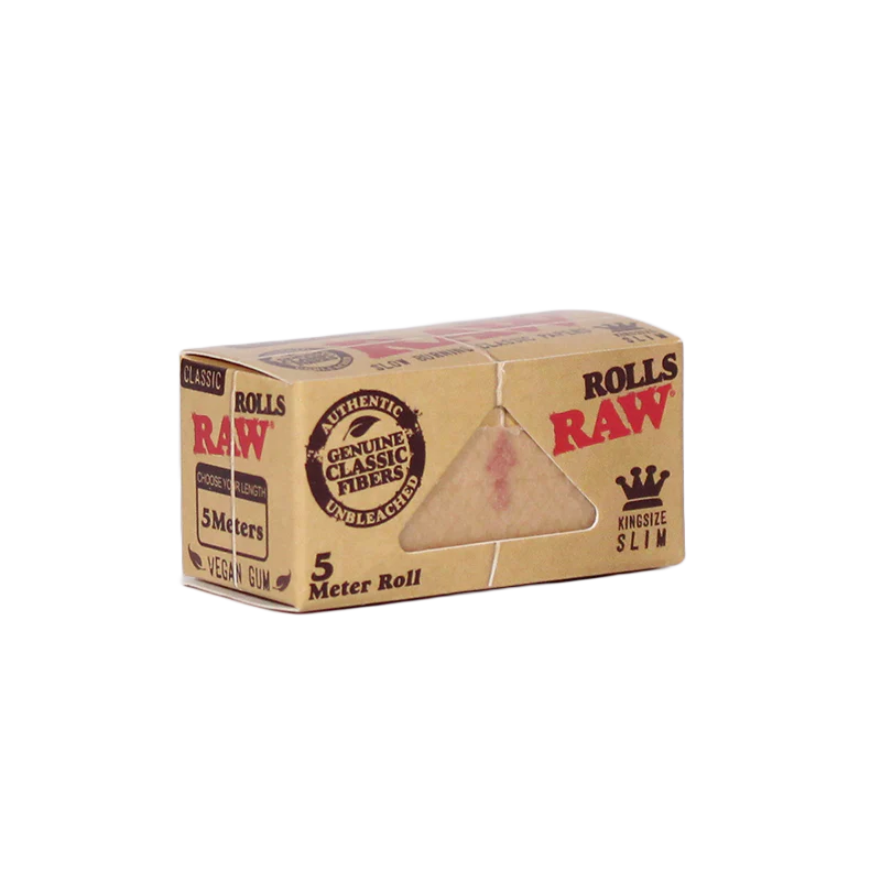 RAW Classic King Size Slim Rolls - 5 Meter