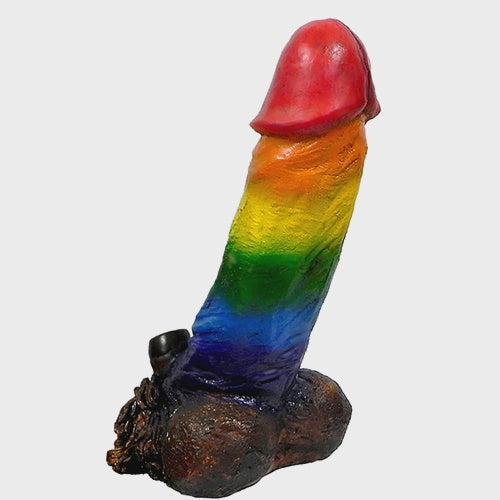 XL John Holmes Rainbow "Wood" Pipe