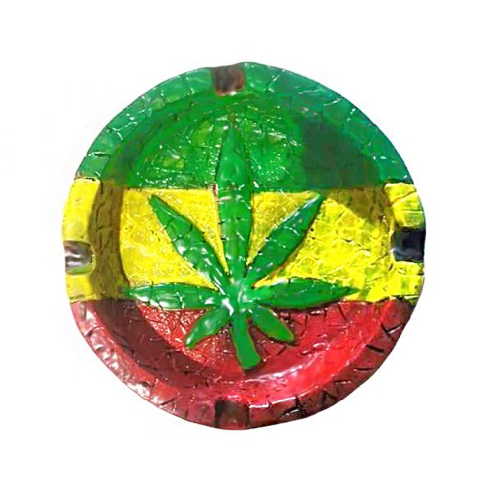 Rasta Leaf Ashtray