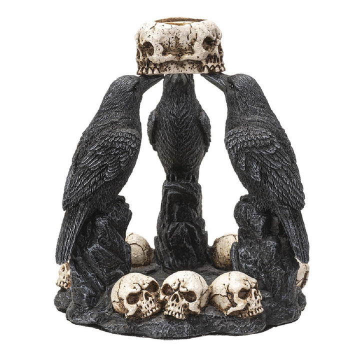 Raven Backflow Incense Burner