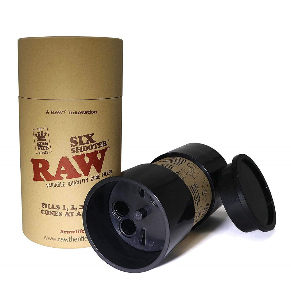 Raw 6 Shooter King Size Cone Filler