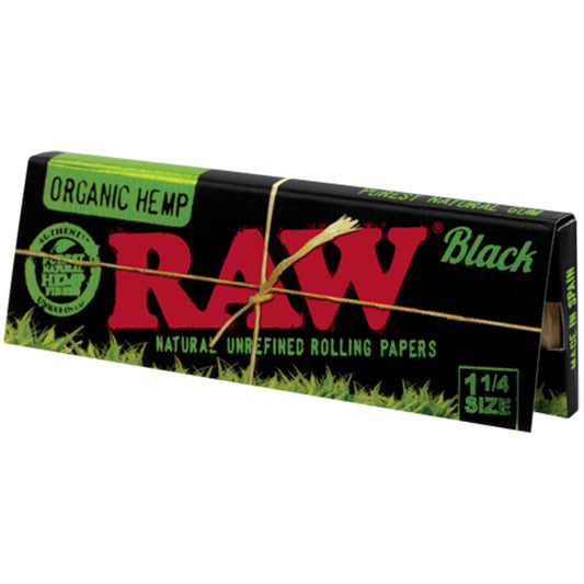 Raw Black Organic 1.25 Rolling Papers