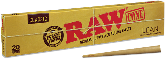 RAW Classic Lean Cones - 20 pack