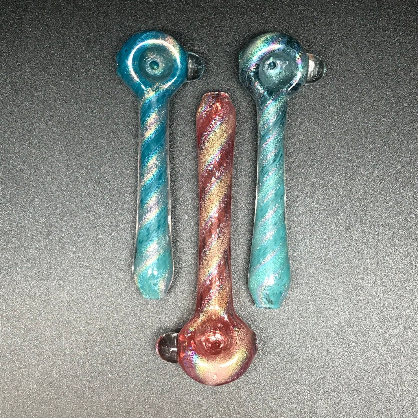 Raymond Bray Glass Full Dichro Frit Pipe