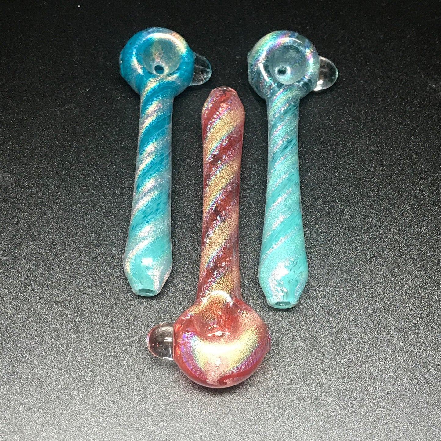 Raymond Bray Glass Full Dichro Frit Pipe