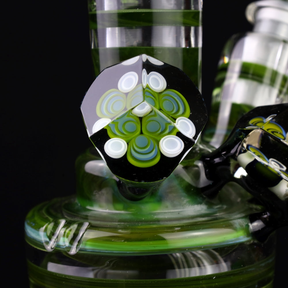 Rotational Science Cut Can Green Rings Water Pipe