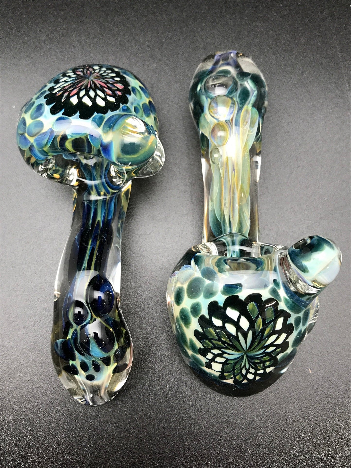 Rotational Science Glass Blue Dot Sherlock