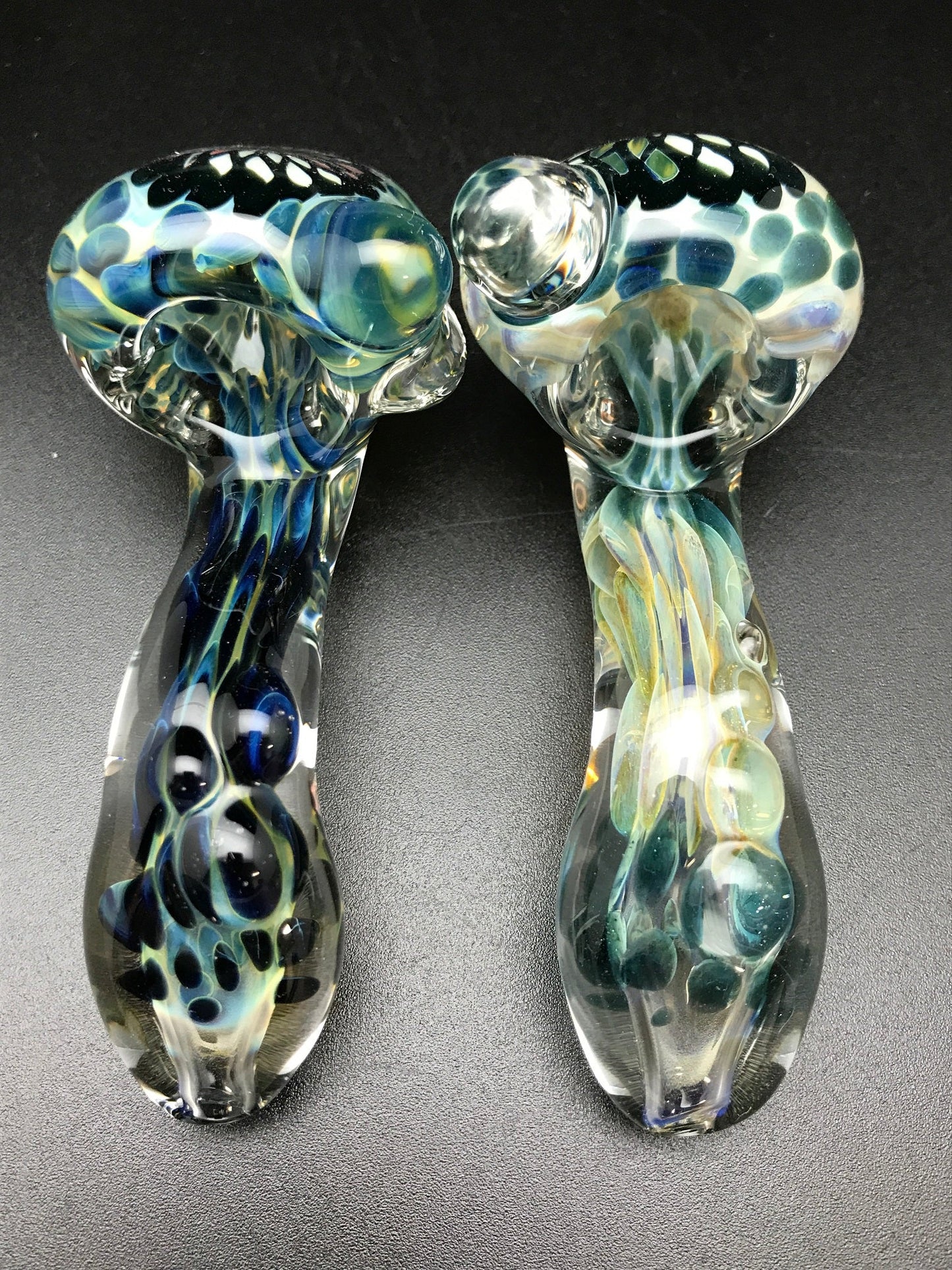 Rotational Science Glass Blue Dot Sherlock