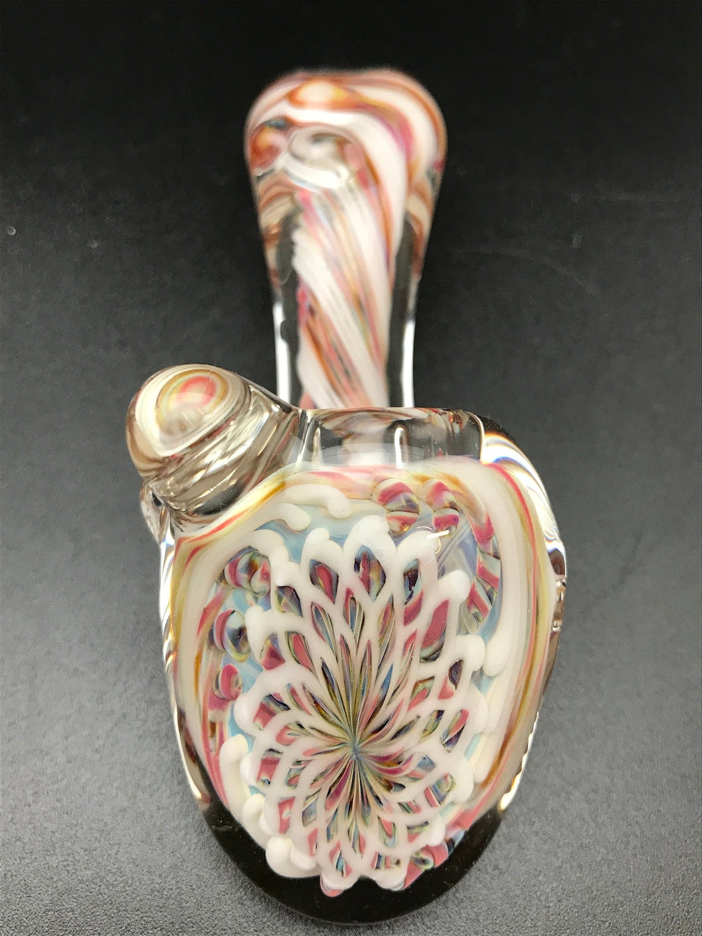 Rotational Science Glass Fillacello Twist White Sherlock