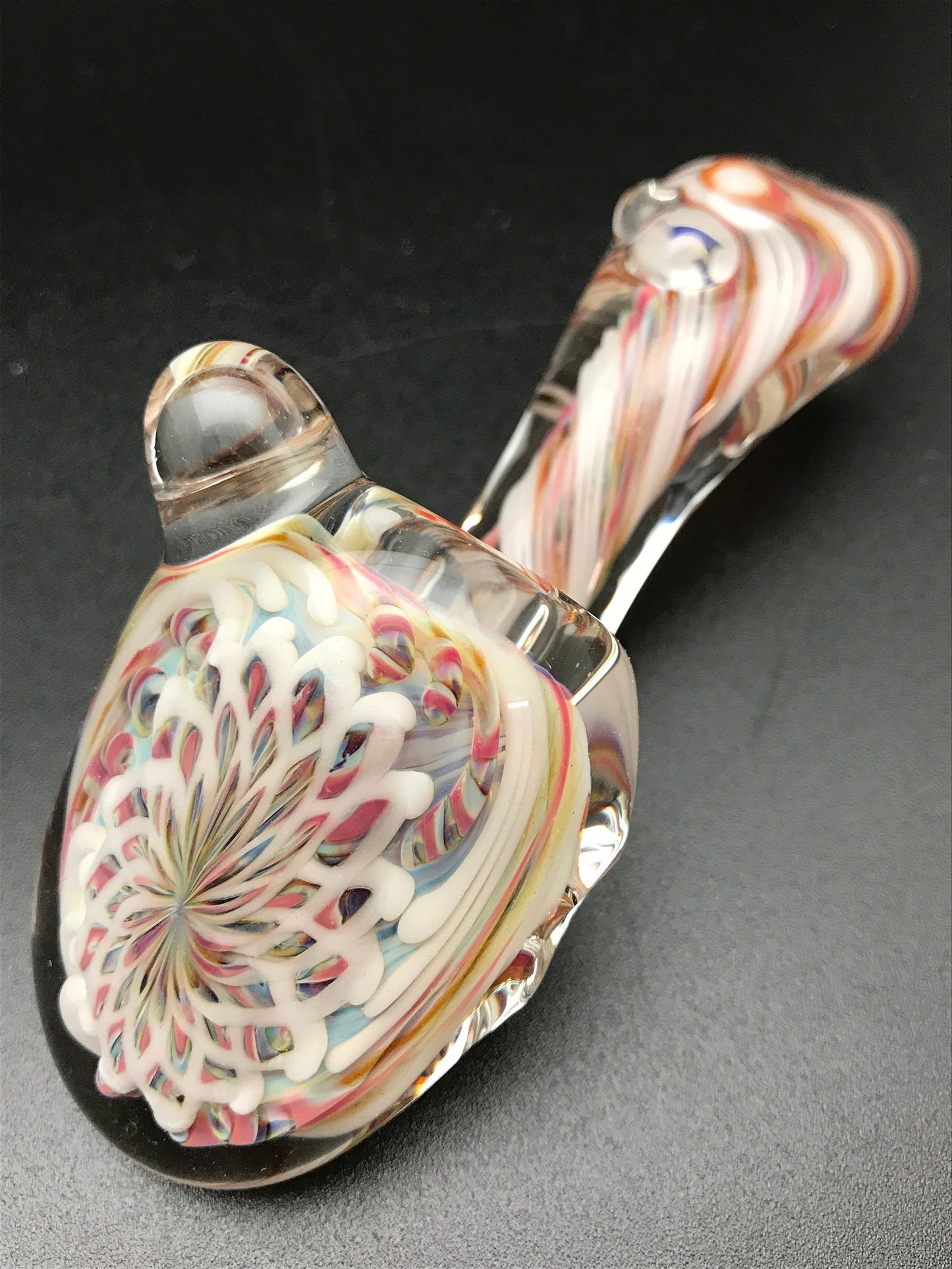 Rotational Science Glass Fillacello Twist White Sherlock