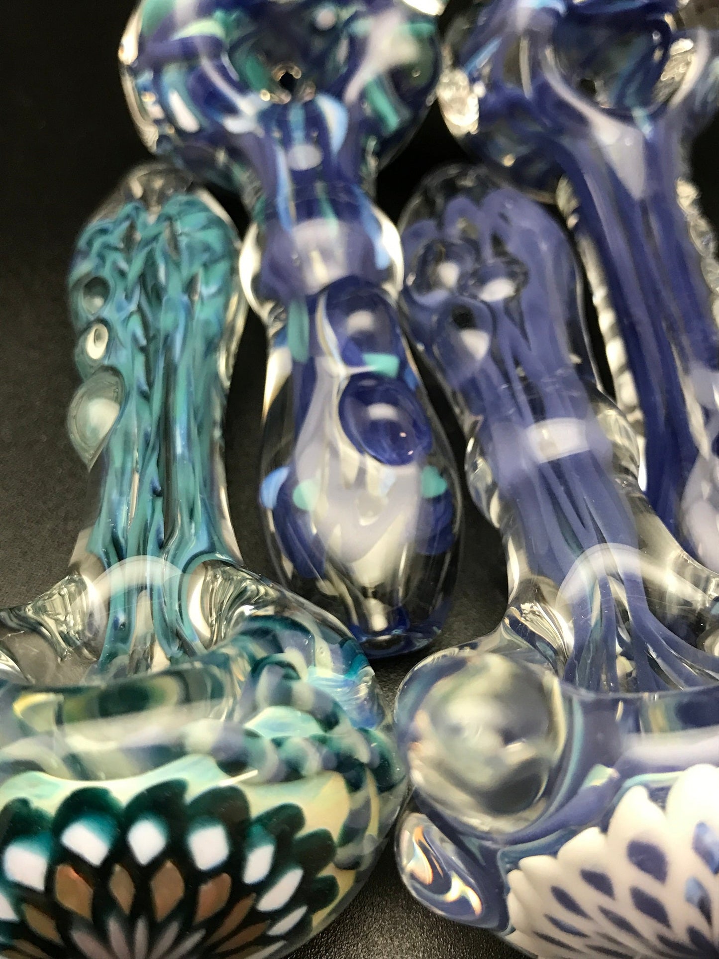 Rotational Science Glass Ratticello Blue Pipe