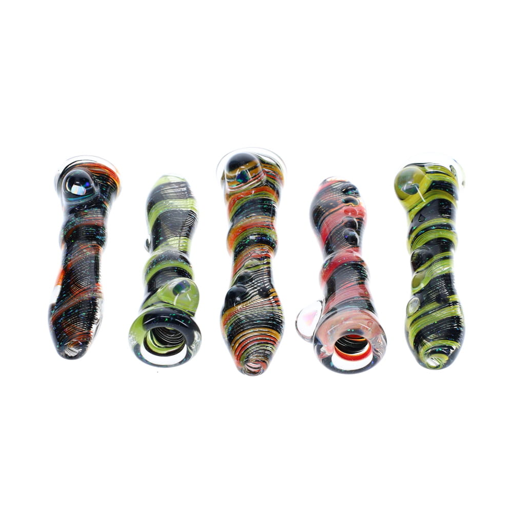 Rotational Science Glass Twist Fillacello Crushed Opal Chillum